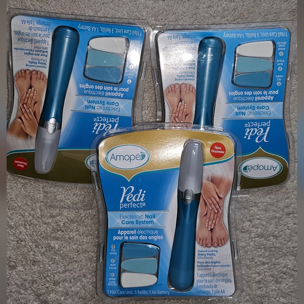 3 Brand New Amope pedi perfect